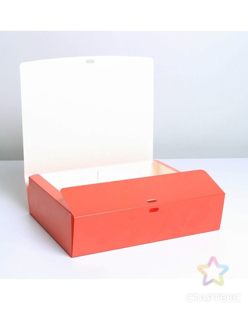 Коробка складная «Красная», 20 х 18 х 5 см арт. СМЛ-188708-3-СМЛ0007303225 3
