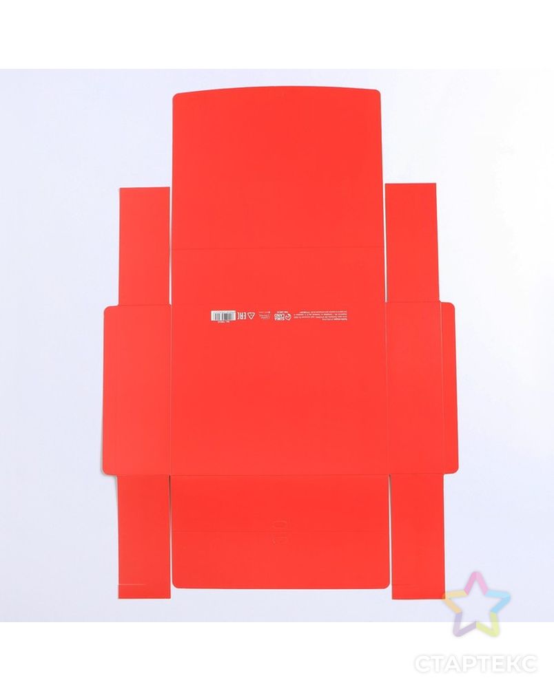Коробка складная «Красная», 20 х 18 х 5 см арт. СМЛ-188708-3-СМЛ0007303225 5