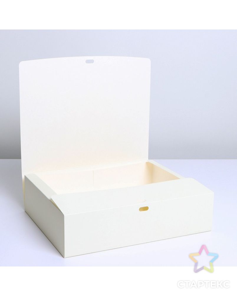 Коробка складная «Бежевая», 20 х 18 х 5 см арт. СМЛ-188705-3-СМЛ0007303228 3