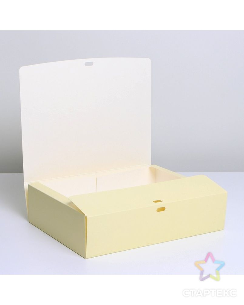 Коробка складная «Желтая», 20 х 18 х 5 см арт. СМЛ-188706-3-СМЛ0007303229 3