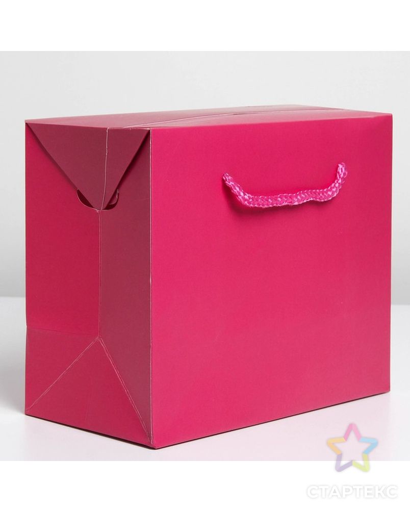 Пакет—коробка «Фуксия», 23 × 18 × 11 см арт. СМЛ-222860-1-СМЛ0007303852 3