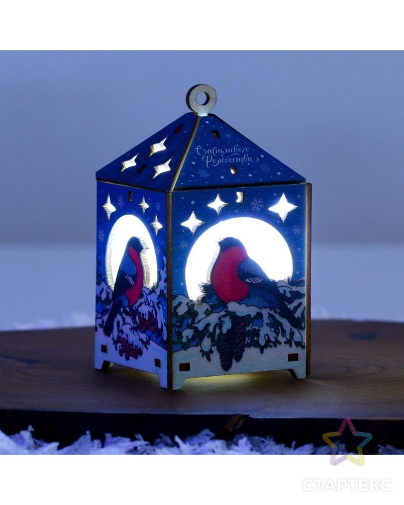 Настольный фонарик «Счастливого Рождества» арт. СМЛ-229703-1-СМЛ0007310818 2