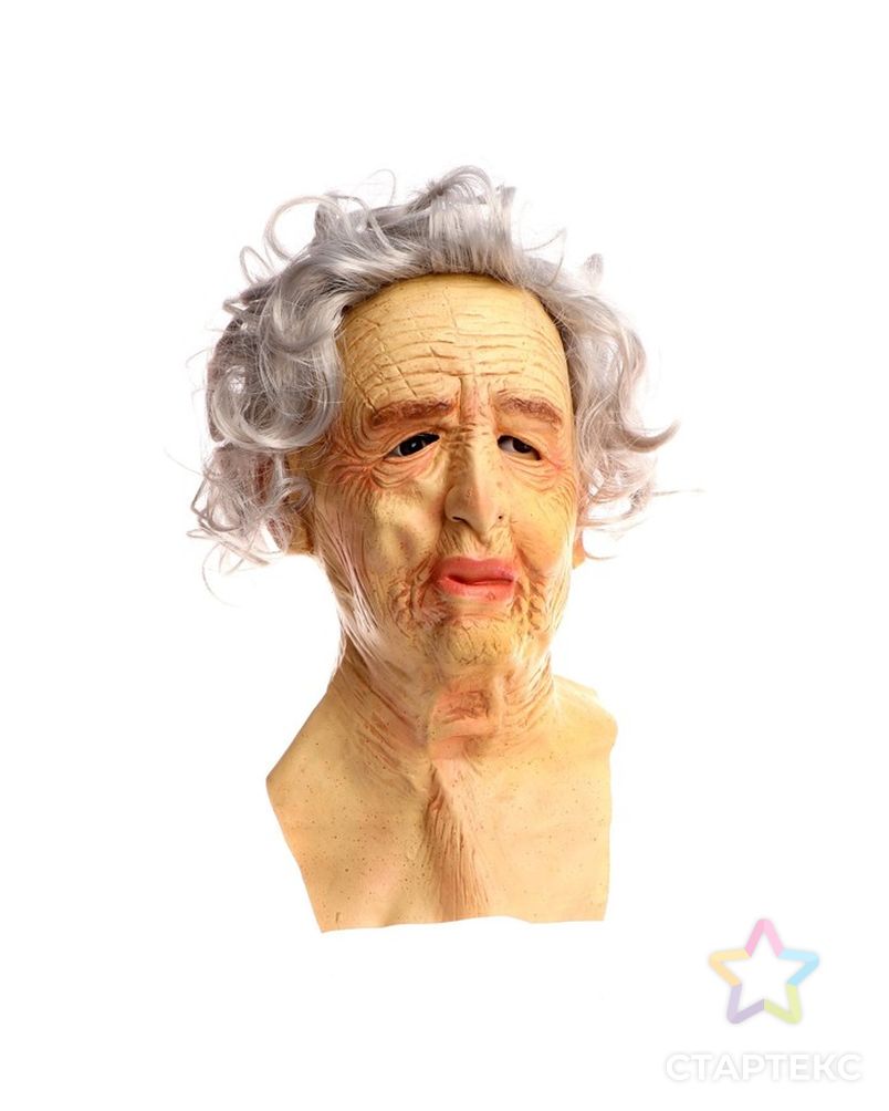 Карнавальная маска "Бабка" арт. СМЛ-199239-1-СМЛ0007330945 1