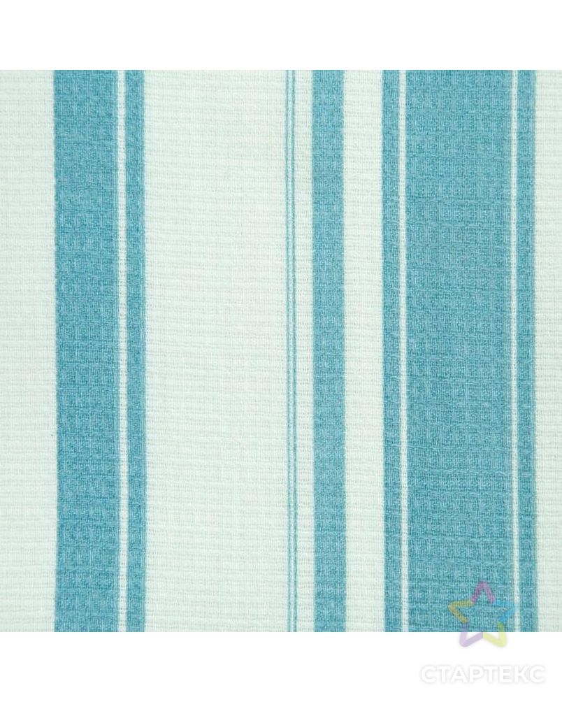 Полотенце "Доляна" Полосы цв. голубой 25х50 см, 100% хл., вафельное полотно 160 г/м2 арт. СМЛ-186175-1-СМЛ0007332023 3
