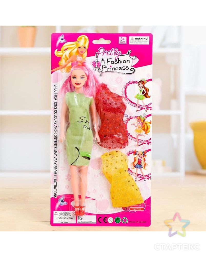 Кукла модель "Джесика" с платьями, МИКС арт. СМЛ-102217-1-СМЛ0000733316 1