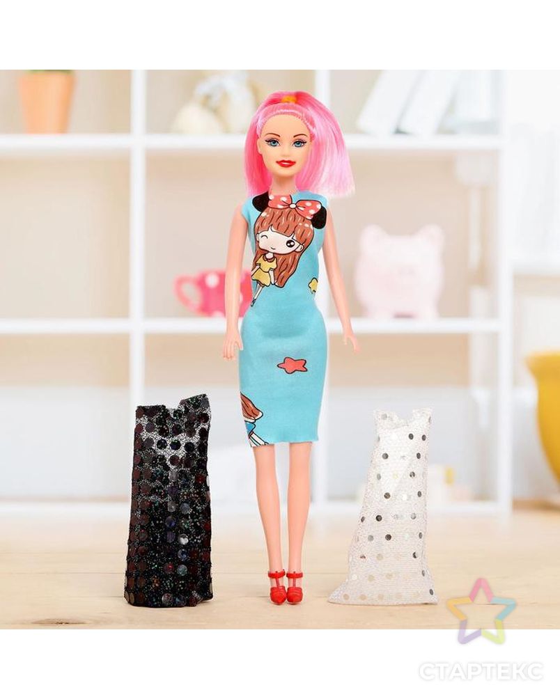Кукла модель "Джесика" с платьями, МИКС арт. СМЛ-102217-1-СМЛ0000733316