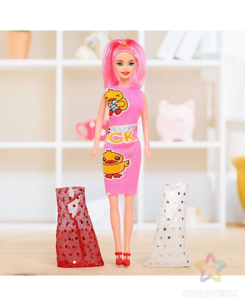 Кукла модель "Джесика" с платьями, МИКС арт. СМЛ-102217-1-СМЛ0000733316 3