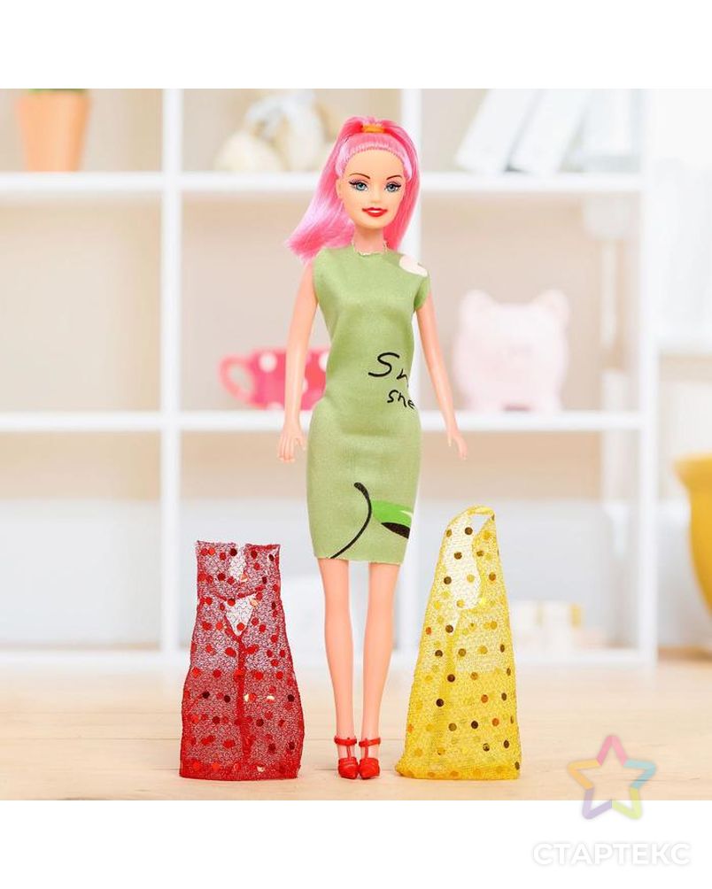 Кукла модель "Джесика" с платьями, МИКС арт. СМЛ-102217-1-СМЛ0000733316 8