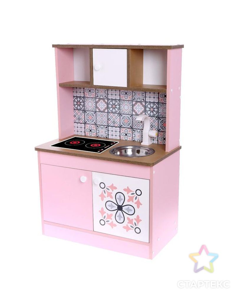 Набор игровой мебели «Детская кухня Розовая плитка» арт. СМЛ-193726-1-СМЛ0007336628 1