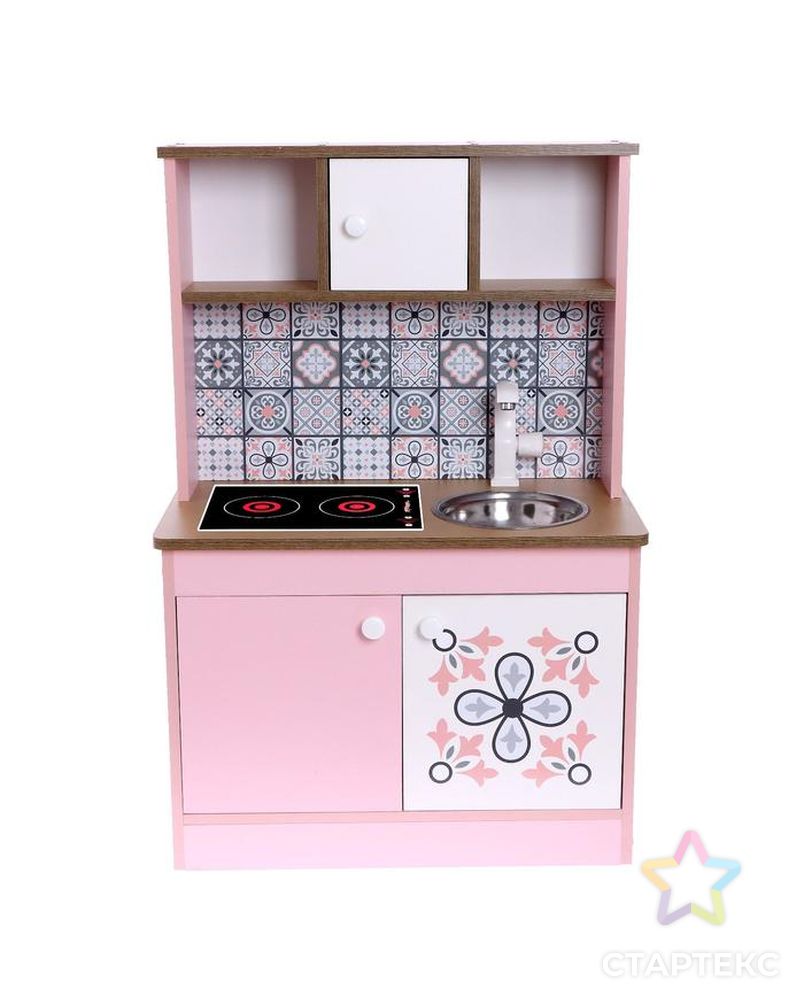 Набор игровой мебели «Детская кухня Розовая плитка» арт. СМЛ-193726-1-СМЛ0007336628 2