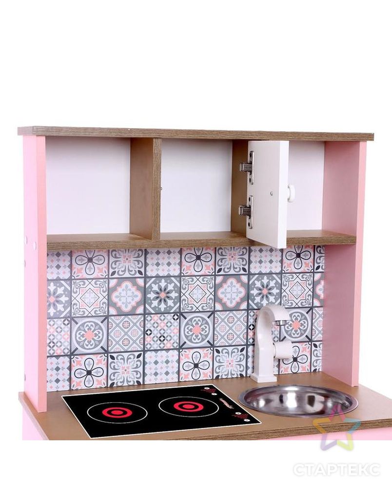 Набор игровой мебели «Детская кухня Розовая плитка» арт. СМЛ-193726-1-СМЛ0007336628 4