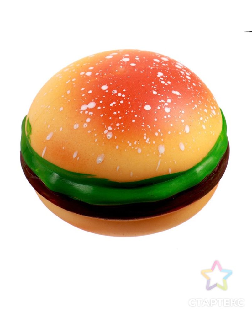 Мялка «Гамбургер», цвета МИКС арт. СМЛ-200785-1-СМЛ0007345092 1