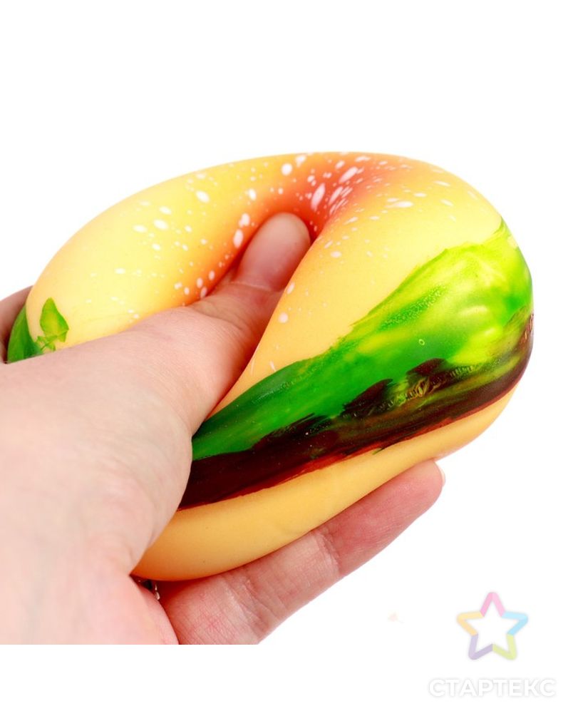 Мялка «Гамбургер», цвета МИКС арт. СМЛ-200785-1-СМЛ0007345092 2
