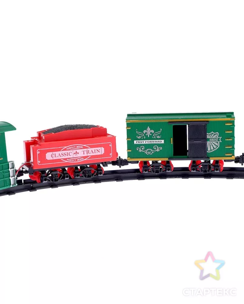 Железная дорога «Классик», со световыми, звуковыми и дымовыми эффектами, протяжённость пути 2,88 м арт. СМЛ-102243-1-СМЛ0000734990 - рис. 5
