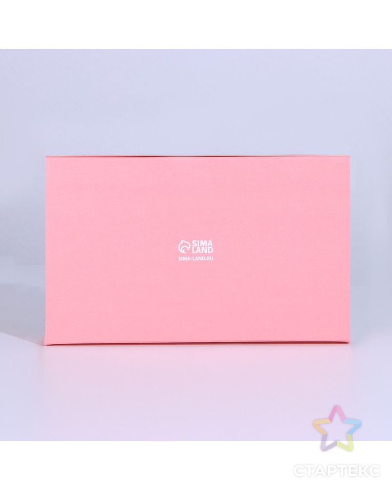 Коробка складная «Расцветай», 20 × 12 × 4 см арт. СМЛ-221627-1-СМЛ0007350982 2