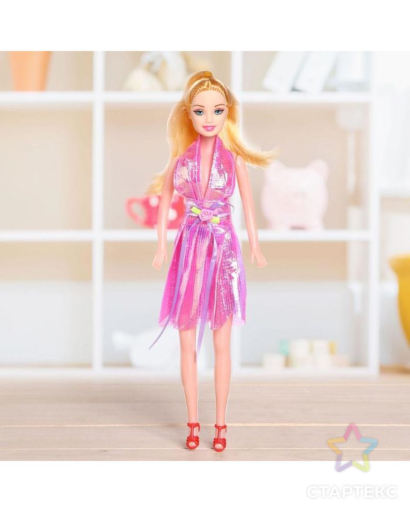 Кукла в платье, цвета МИКС арт. СМЛ-102249-1-СМЛ0000735166 4