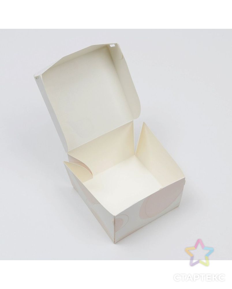 Коробка складная «С любовью», 12 × 8 × 12 см арт. СМЛ-214689-1-СМЛ0007354521 4