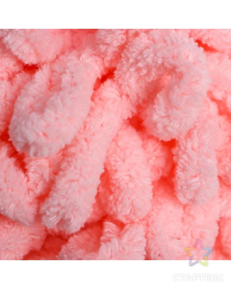 Пряжа "Puffy" 100 % микрополиэстер 9м/100г  (638 - детский розовый) арт. СМЛ-169147-1-СМЛ0007354753 3