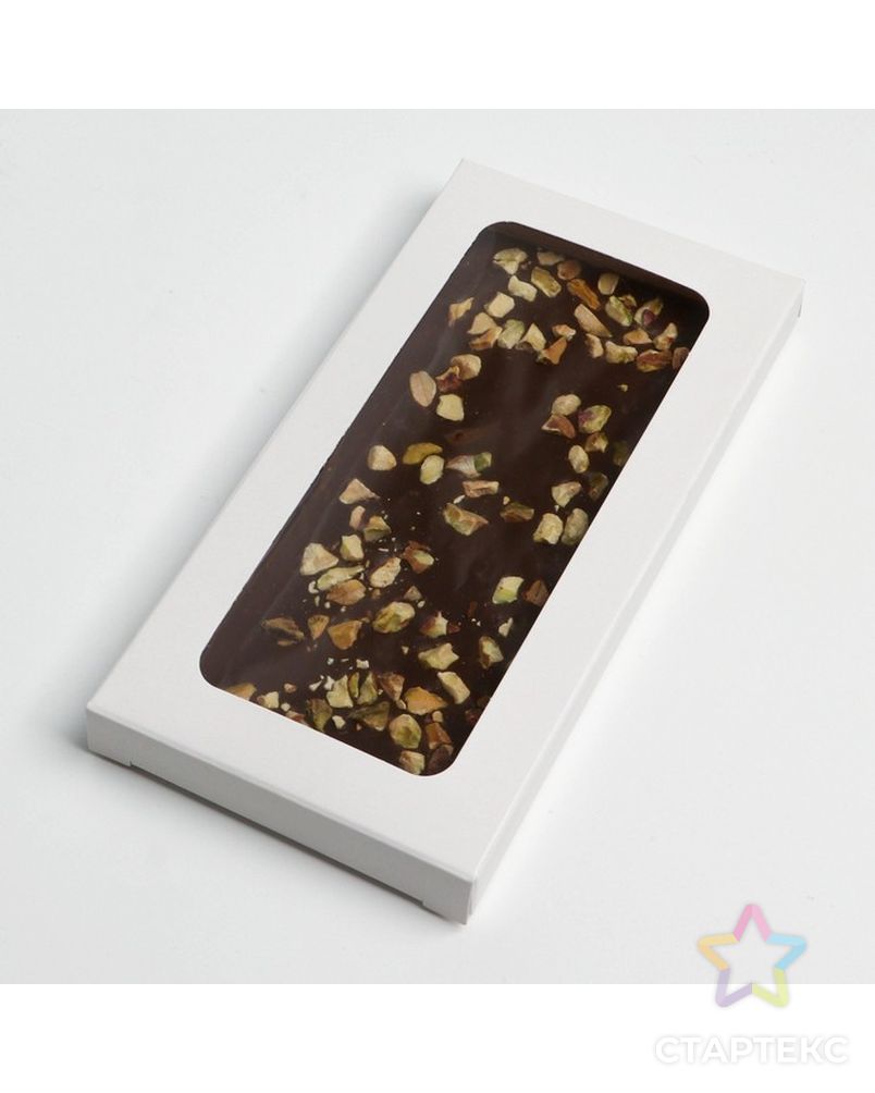 Коробка для шоколада «С любовью», с окном, 17,3 × 8,8 × 1,5 см арт. СМЛ-213729-1-СМЛ0007365739 2