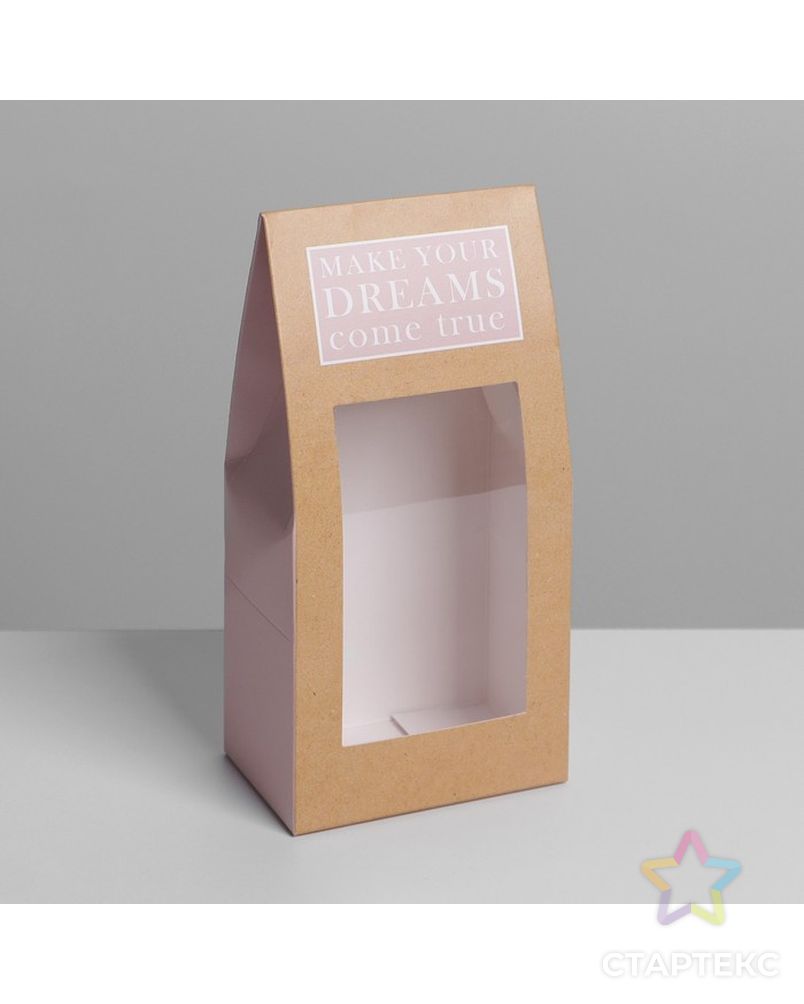 Коробка складная «Make your dreams», 9 х 19 х 6 см арт. СМЛ-192718-1-СМЛ0007367571 2
