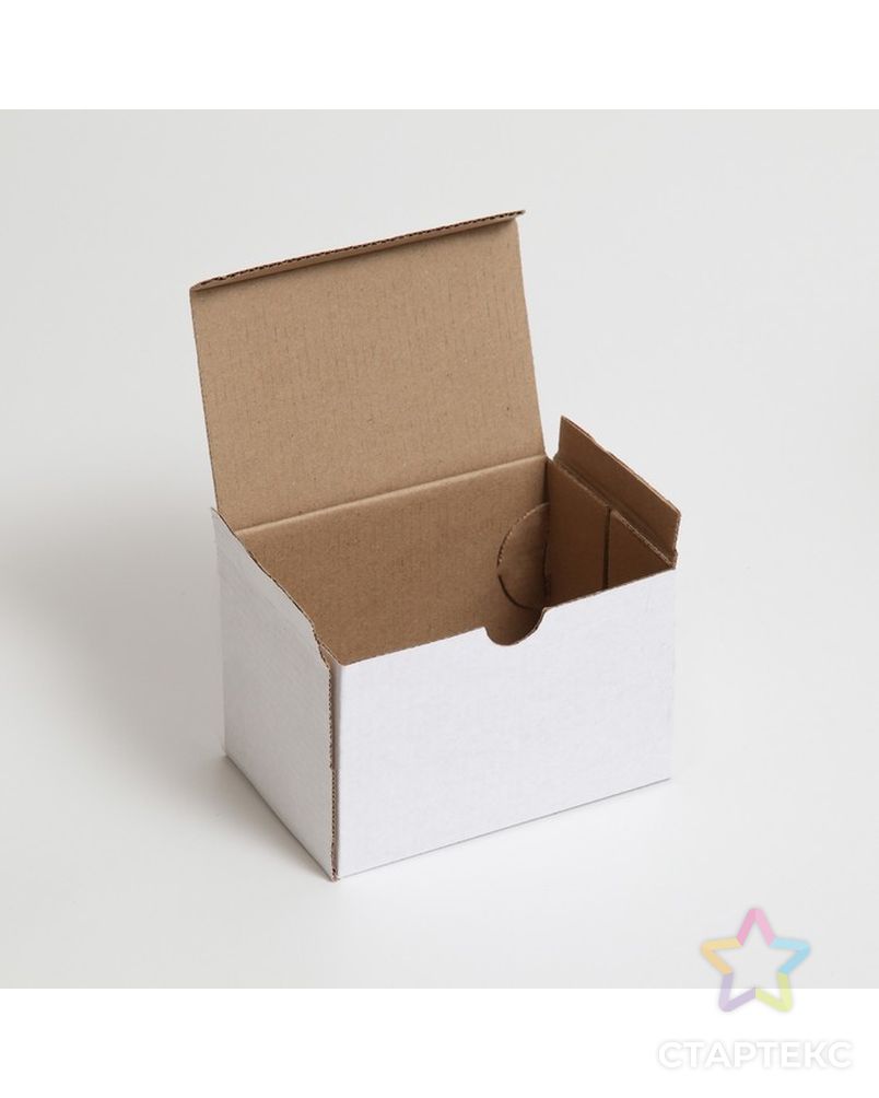 Коробка самосборная, белая, 15 х 10 х 10 см арт. СМЛ-194562-1-СМЛ0007370796 2