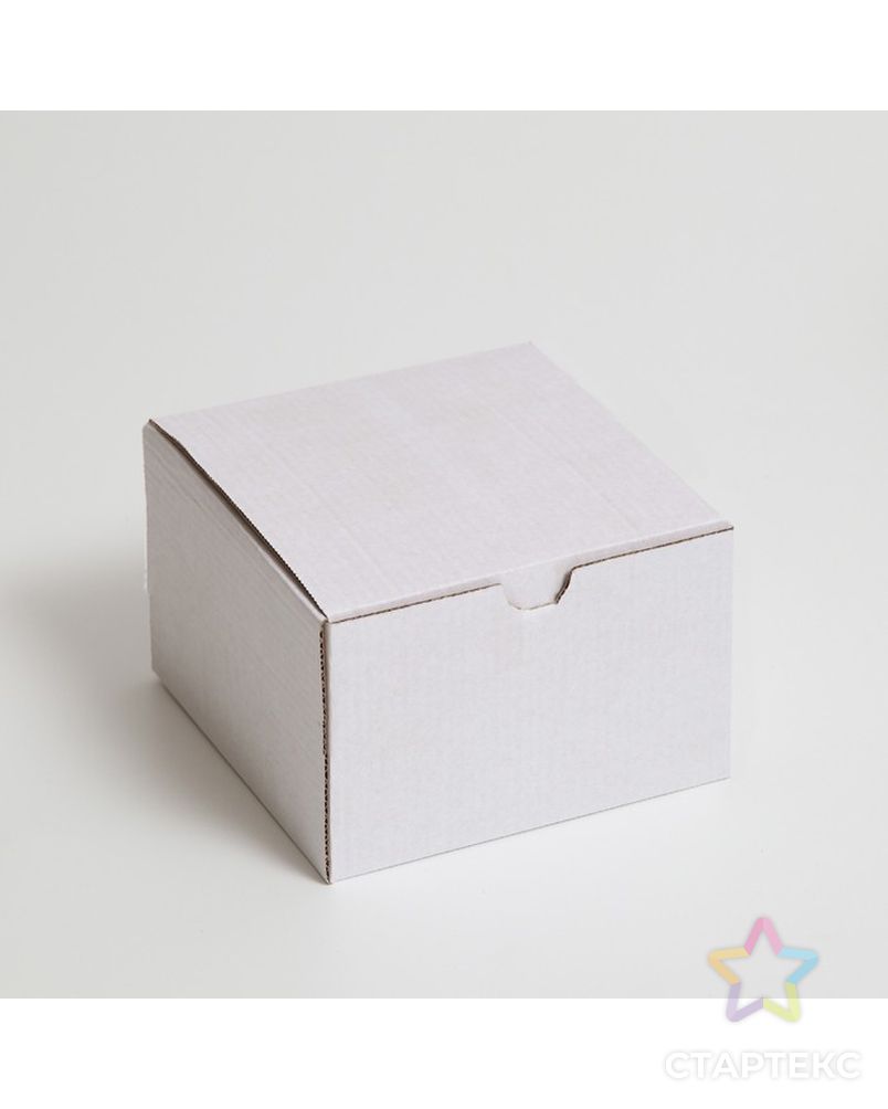 Коробка самосборная, белая, 15 х 15 х 10 см арт. СМЛ-194564-1-СМЛ0007370798 1