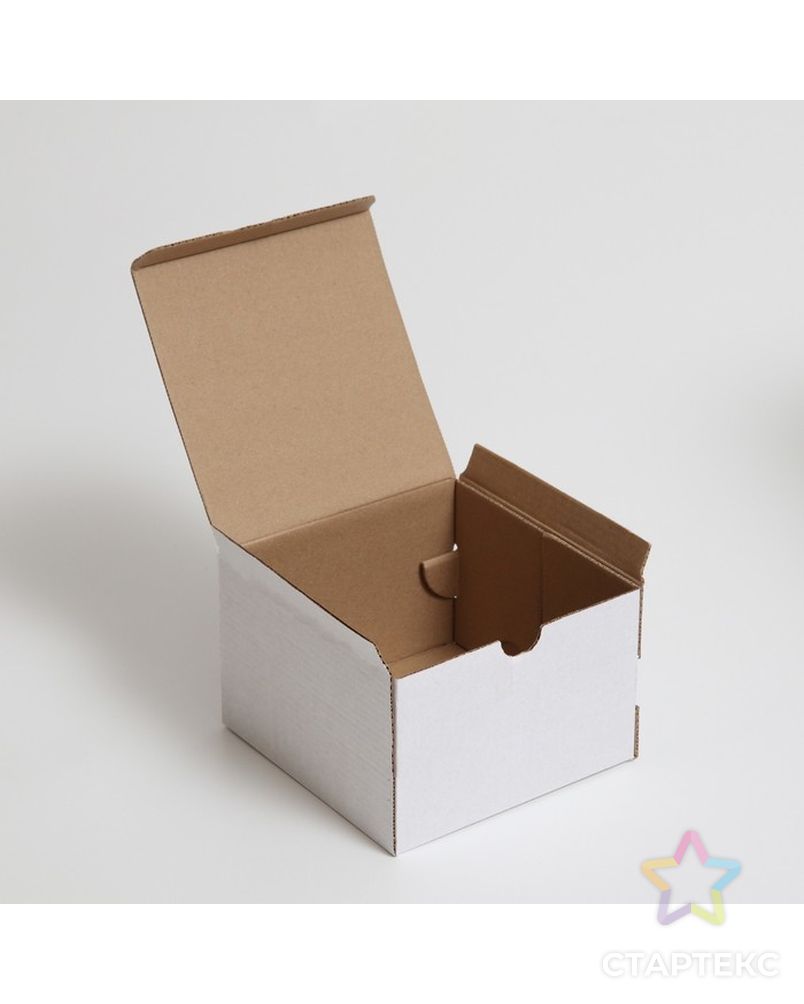 Коробка самосборная, белая, 15 х 15 х 10 см арт. СМЛ-194564-1-СМЛ0007370798 2