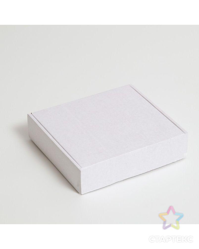 Коробка самосборная, белая, 20 х 18 х 5 см арт. СМЛ-194566-1-СМЛ0007370800 1