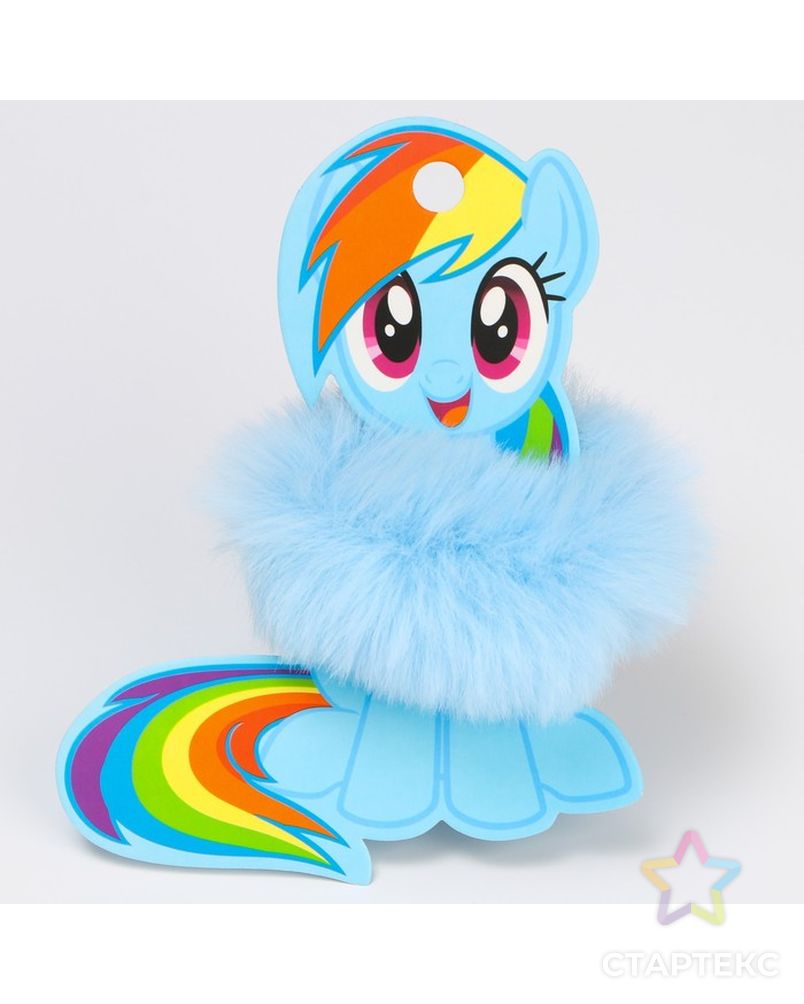 Резинка для волос "Радуга Деш", My Little Pony, голубая арт. СМЛ-230888-1-СМЛ0007384909 2