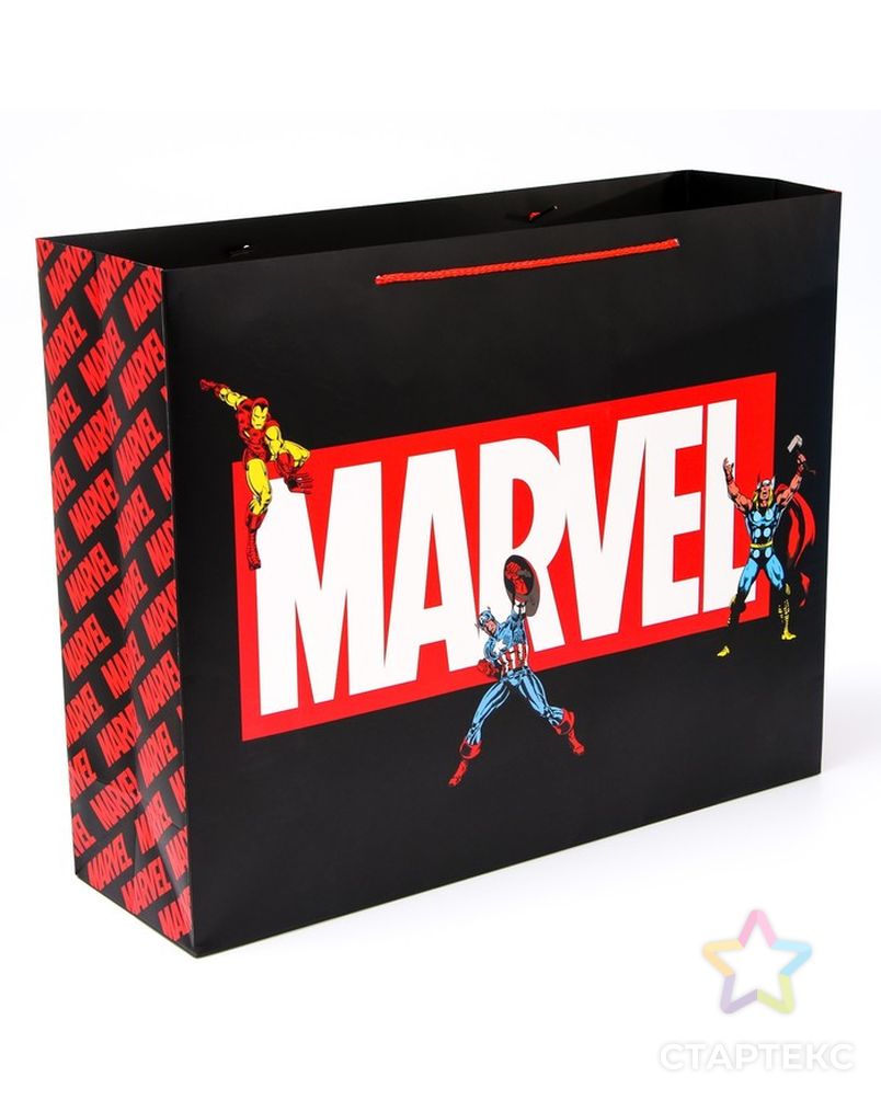 Пакет ламинат горизонтальный "MARVEL", Marvel, 50 х 40 х 15 арт. СМЛ-230362-1-СМЛ0007425212 1