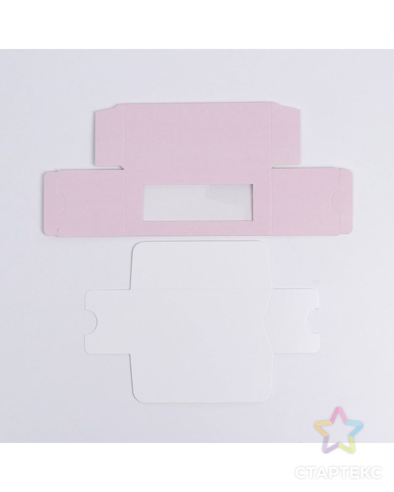 Коробка для макарун «Розовая», 5.5 × 12 × 5.5 см арт. СМЛ-216298-1-СМЛ0007429291 3
