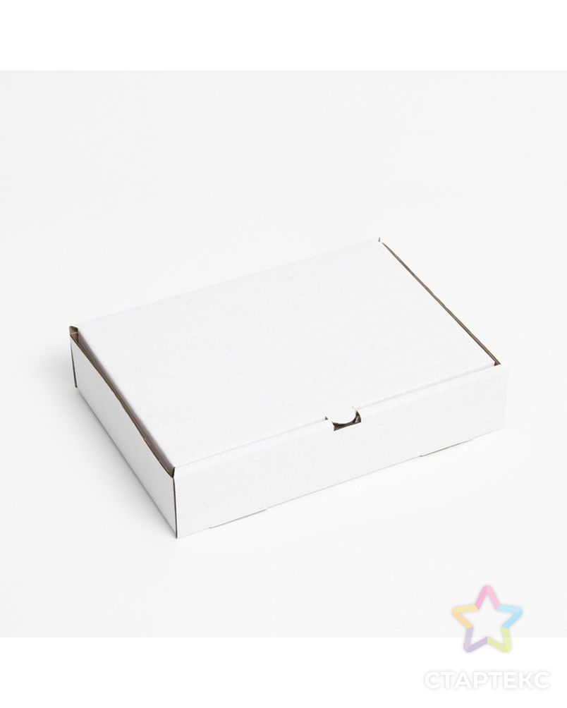 Коробка для пирога, белая, 29 х 20 х 6 см арт. СМЛ-190484-1-СМЛ0007435020 1