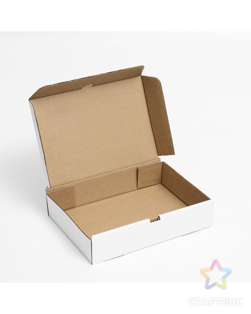 Коробка для пирога, белая, 29 х 20 х 6 см арт. СМЛ-190484-1-СМЛ0007435020 2