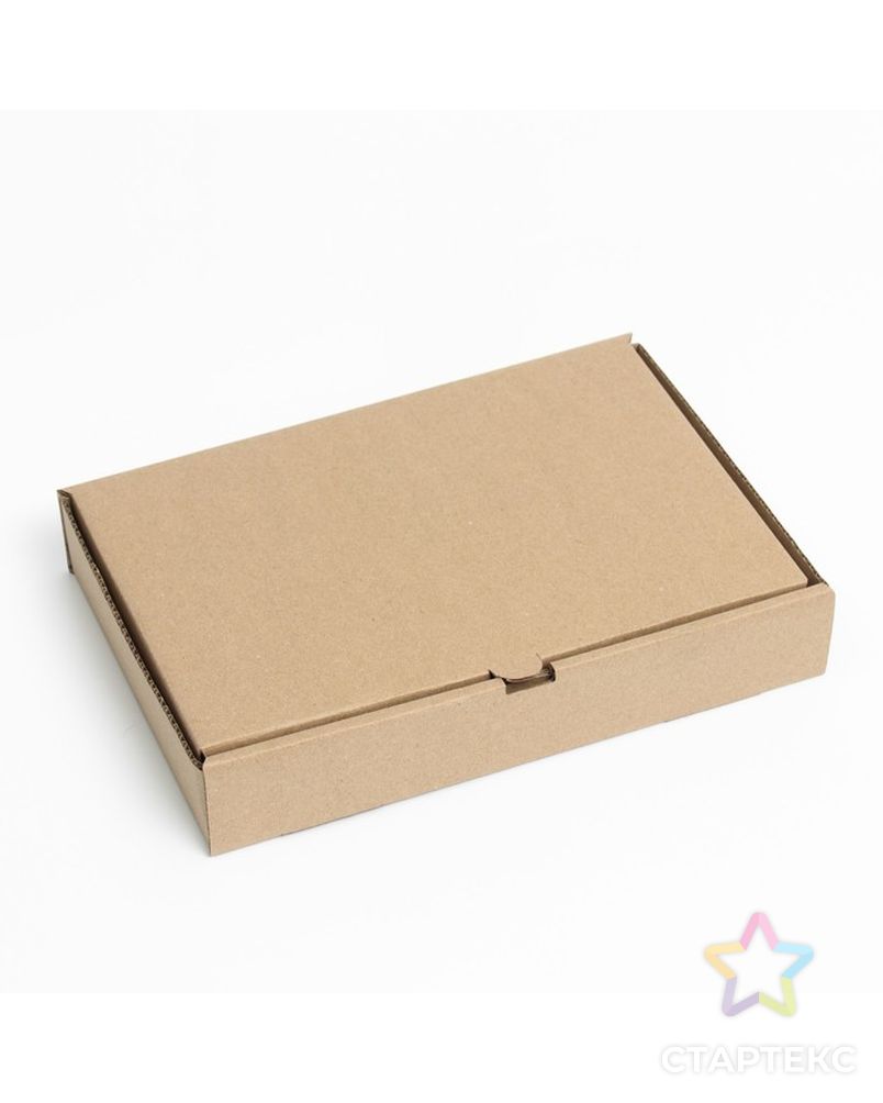 Коробка для пиццы, крафт, 30 х 20 х 5 см арт. СМЛ-190490-1-СМЛ0007435028 1