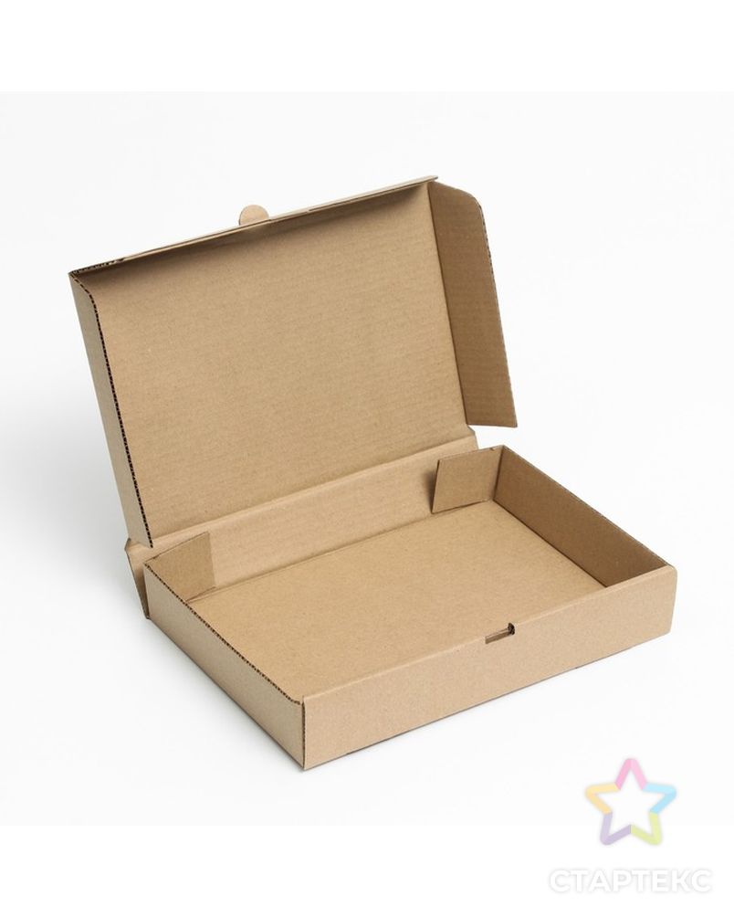 Коробка для пиццы, крафт, 30 х 20 х 5 см арт. СМЛ-190490-1-СМЛ0007435028 2