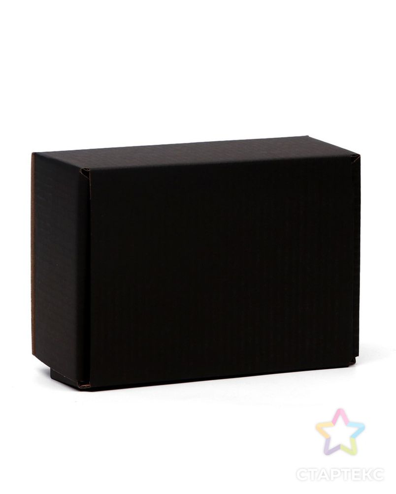 Коробка самосборная, черная, 22 х 16,5 х 10 см, арт. СМЛ-198334-1-СМЛ0007435054 1