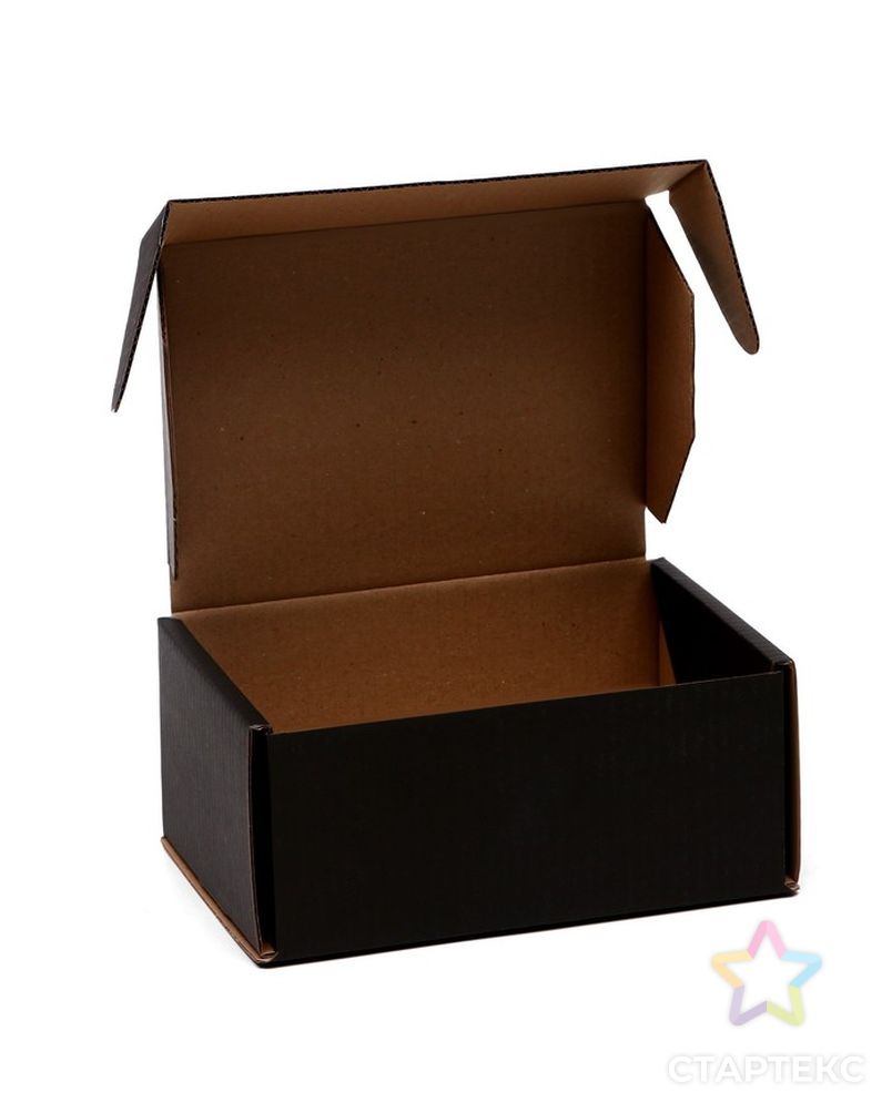 Коробка самосборная, черная, 22 х 16,5 х 10 см, арт. СМЛ-198334-1-СМЛ0007435054 3