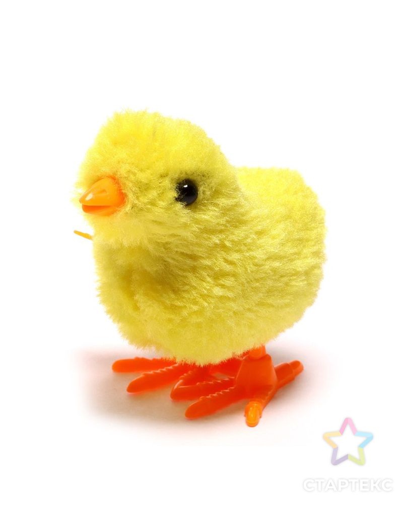 Игрушка заводная "Цыплёнок", цвета МИКС арт. СМЛ-228220-1-СМЛ0007464929 1