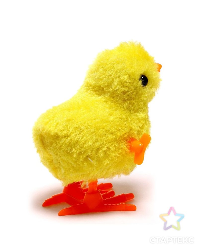 Игрушка заводная "Цыплёнок", цвета МИКС арт. СМЛ-228220-1-СМЛ0007464929 3