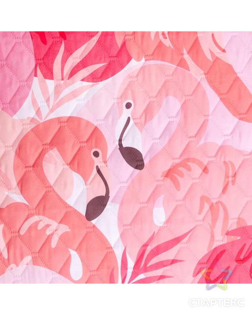 Покрывало "Этель" 1,5 сп Flamingo garden, 145*210 см, микрофибра арт. СМЛ-197640-1-СМЛ0007475395 2