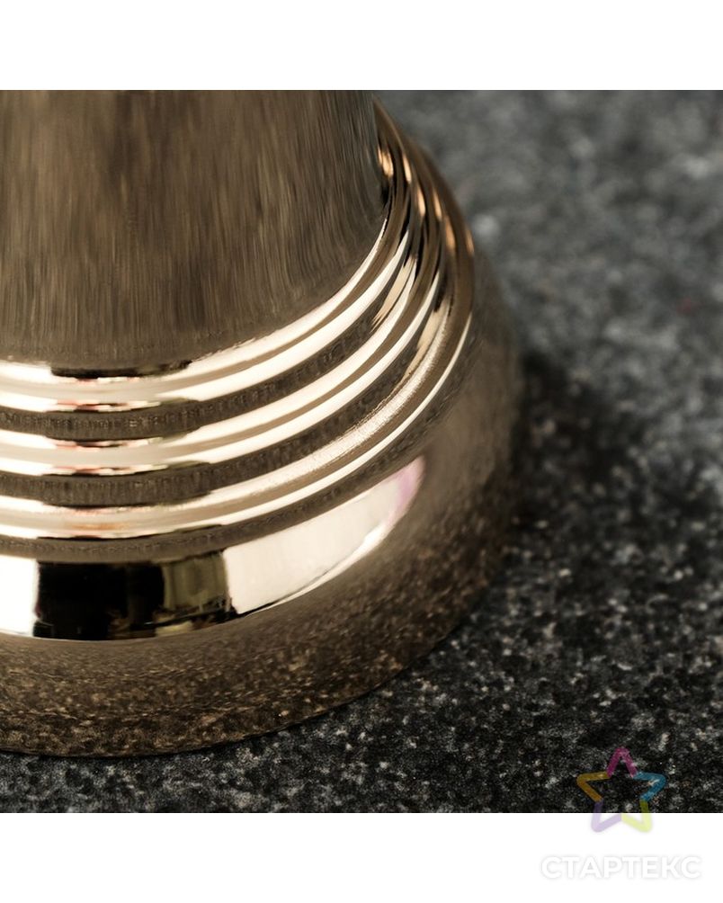 Валдайский колокольчик с деревянной ручкой, 7,1 см арт. СМЛ-199124-1-СМЛ0007486604 2