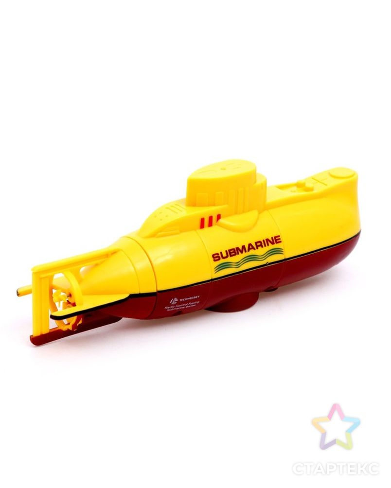 Подводная лодка радиоуправляемая "Гроза морей", свет, цвет желтый арт. СМЛ-228635-1-СМЛ0007502877 3