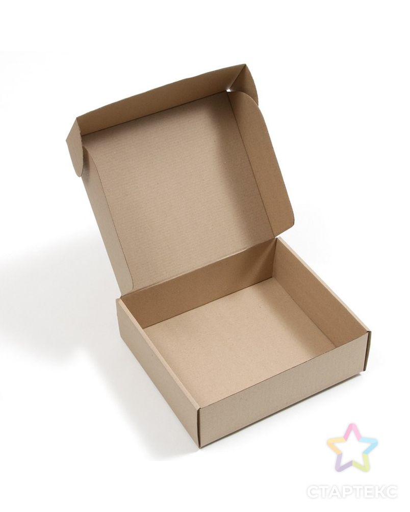 Коробка самосборная, бурая, 27 х 24 х 8 см, арт. СМЛ-216852-1-СМЛ0007511001 2