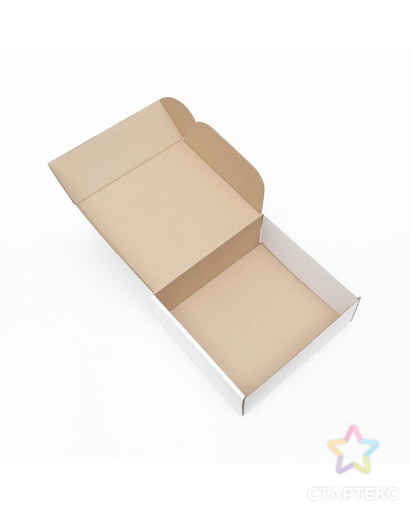 Коробка самосборная, белая, 26 х 24 х 10 см, арт. СМЛ-220738-1-СМЛ0007511004 3