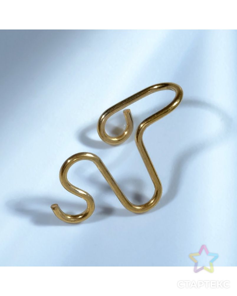 Пирсинг универсальный (фейк) "Абстракт" спираль, цвет золото арт. СМЛ-225670-1-СМЛ0007511668 1