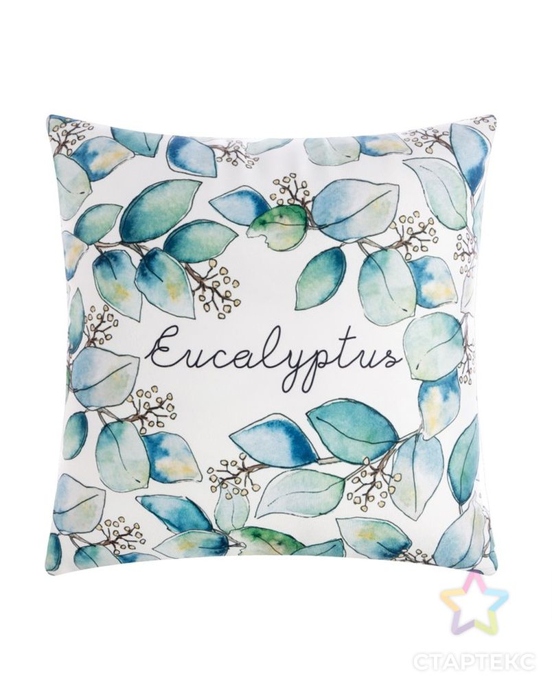 Подушка Этель "Eucalyptus" 40х40 см, 100% п/э арт. СМЛ-200549-1-СМЛ0007516086