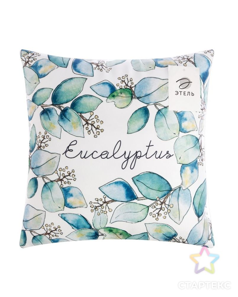 Подушка Этель "Eucalyptus" 40х40 см, 100% п/э арт. СМЛ-200549-1-СМЛ0007516086 5