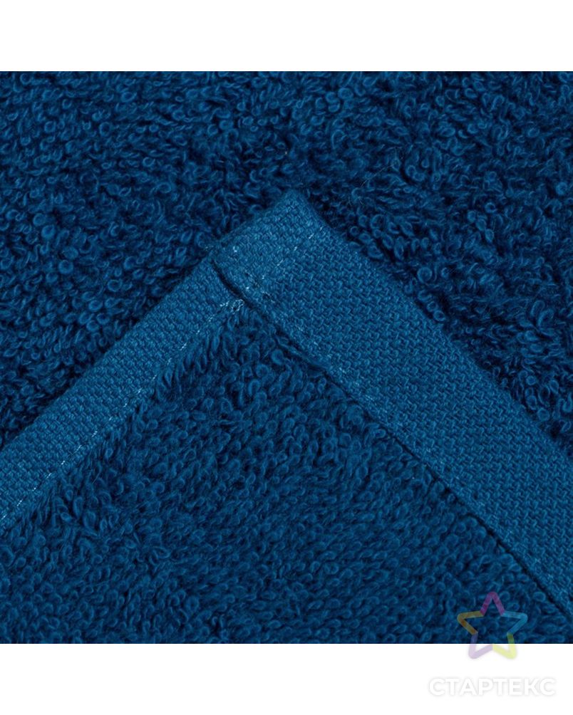 Полотенце махровое "Этель" 30*60 см, цв. синий, 100% хлопок, 340 г/м2 арт. СМЛ-200158-1-СМЛ0007522349 4