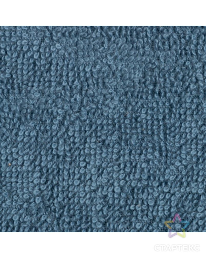 Полотенце махровое "Этель" 30*30 см, цв. голубой, 100% хлопок, 340 г/м2 арт. СМЛ-200160-1-СМЛ0007522351 3