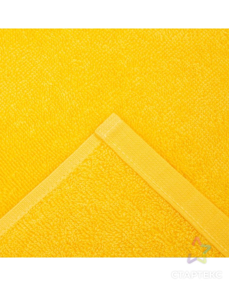 Полотенце махровое "Этель" 30*60 см, цв. желтый, 100% хлопок, 340 г/м2 арт. СМЛ-200172-1-СМЛ0007522357 4